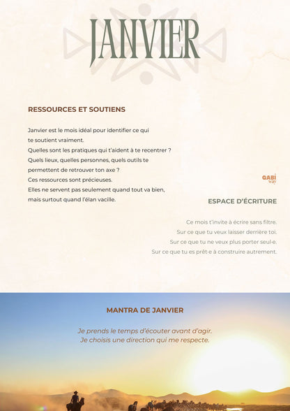 FOUNDATION - Construire son année 2026, mois après mois.