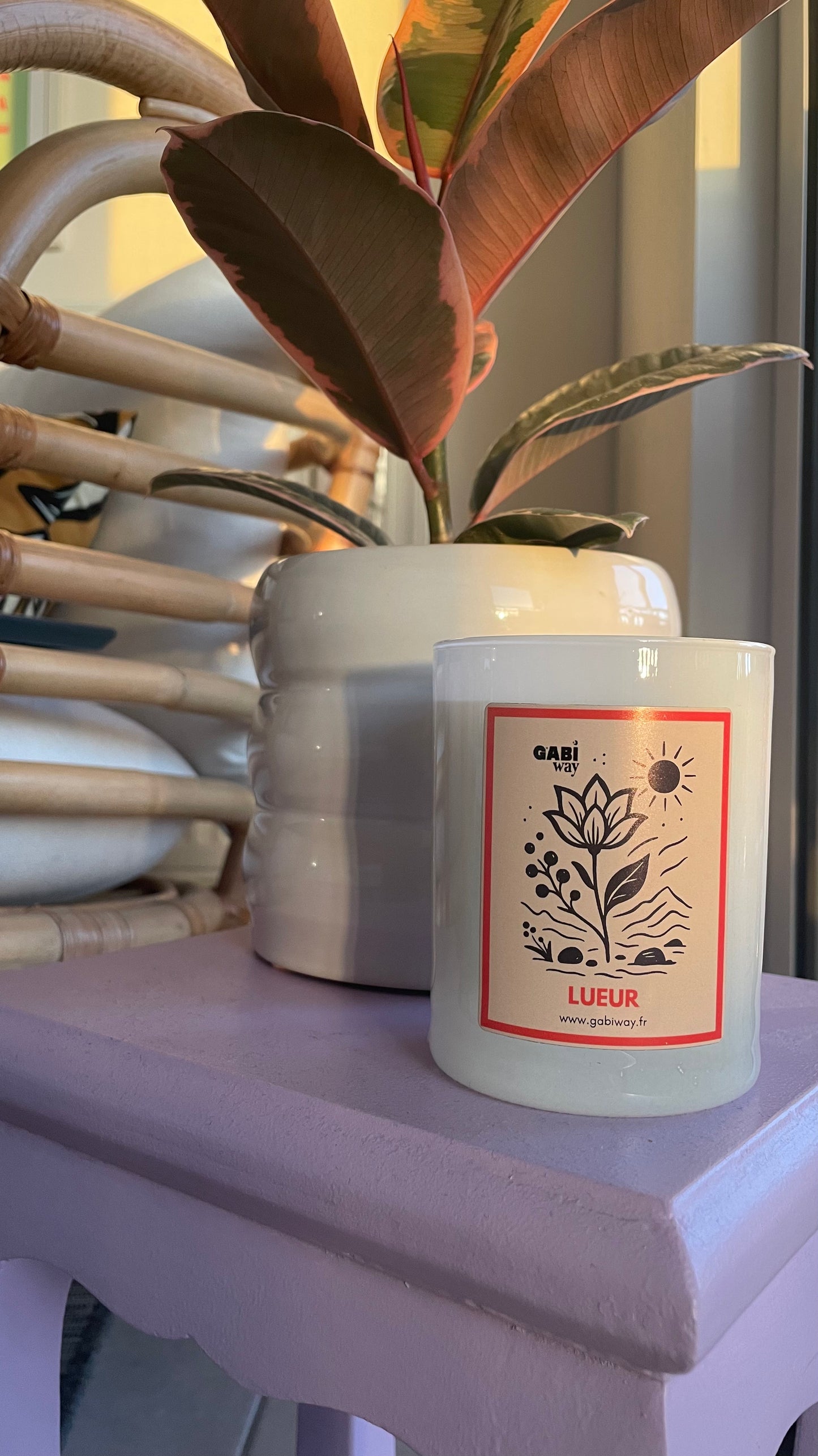 LUEUR – Bougie Énergétique Clarté